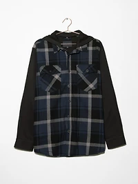 Men's Plaid Flannel Shirt Jacket