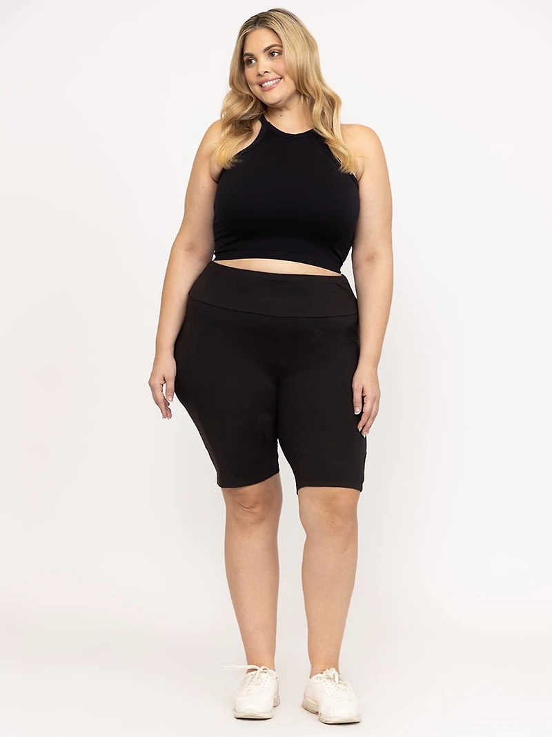 Women's Cell Phone Pocket Bike Short