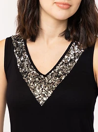 Women's Sequin Tank Top