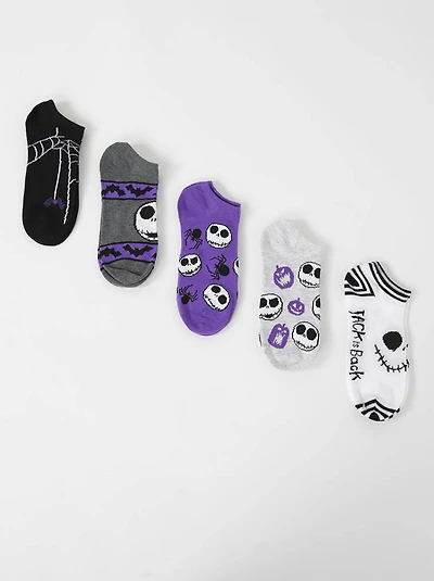 Women's Nightmare Before Christmas Halloween No Show Socks