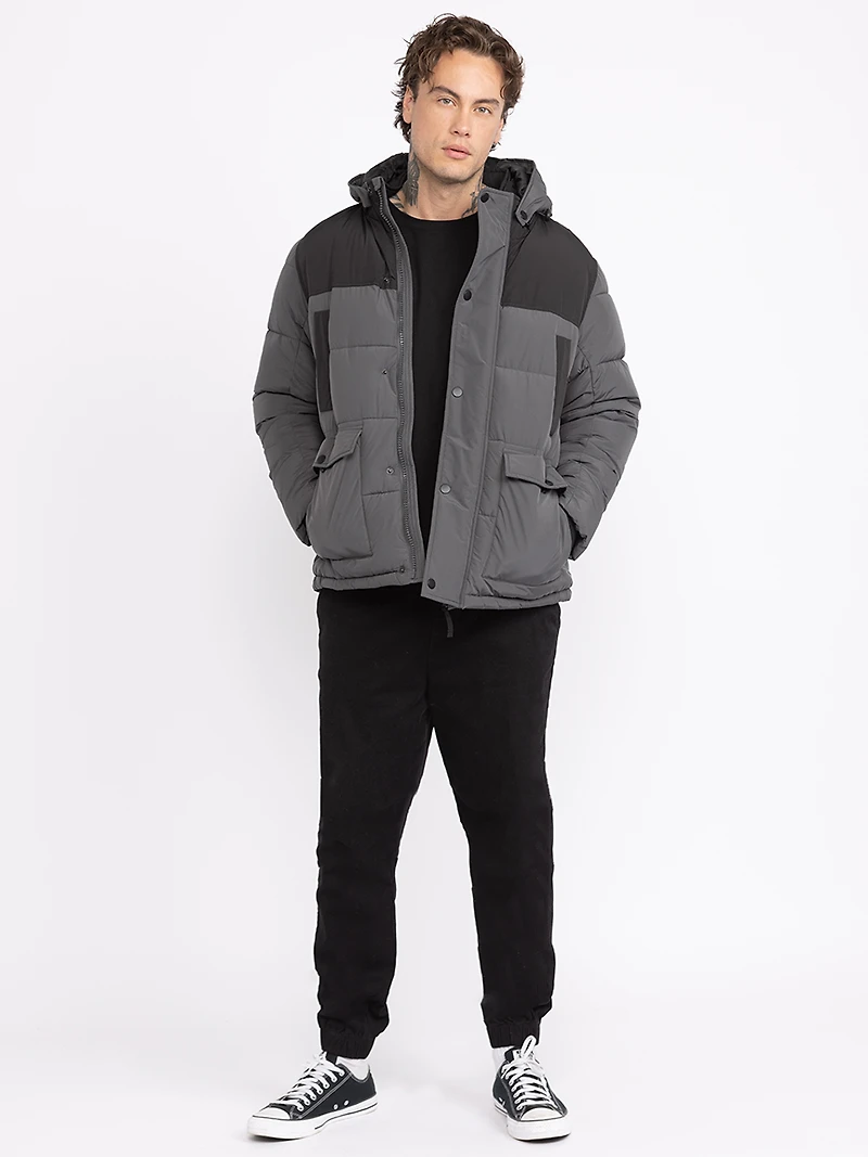 Men's Two Tone Puffer Jacket