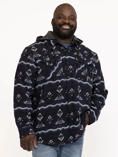Men's Geometric Flannel Shirt