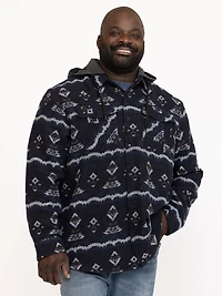 Men's Geometric Flannel Shirt