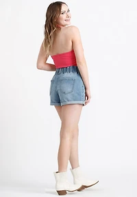 Women's Ribbed Halter Tank