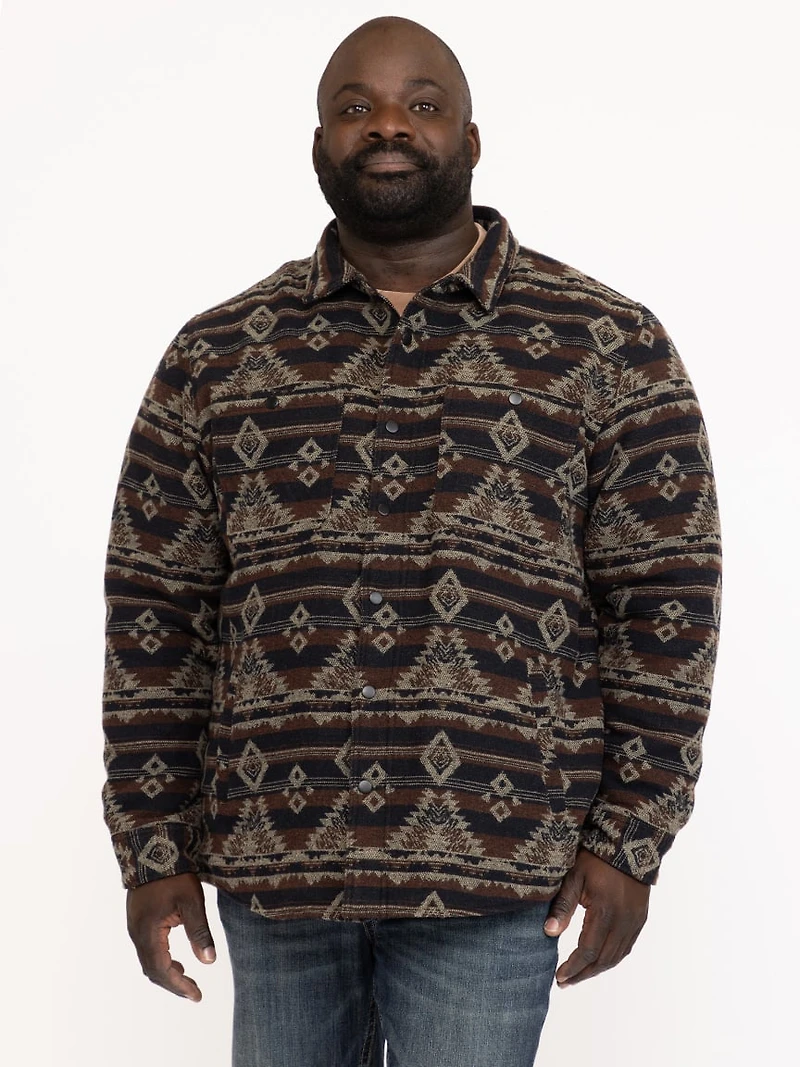 Men's Geo Flannel Shacket