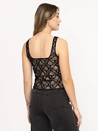 Women's Lace Bustier Top
