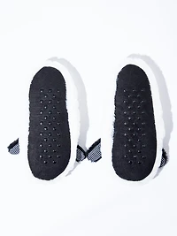 Women's White Dog Slipper