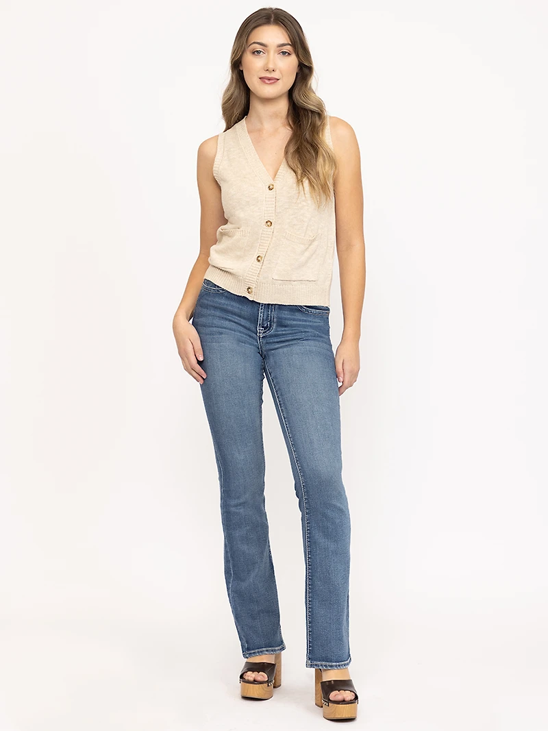 Women's Button Front Vest