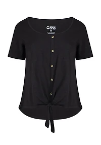 Women's Tie Front Tee