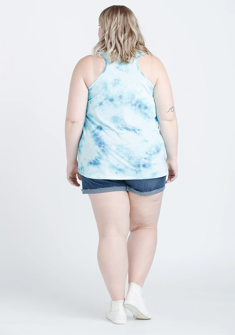 Women's Kinda Care Tie Dye Tank