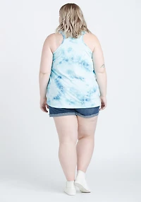Women's Kinda Care Tie Dye Tank