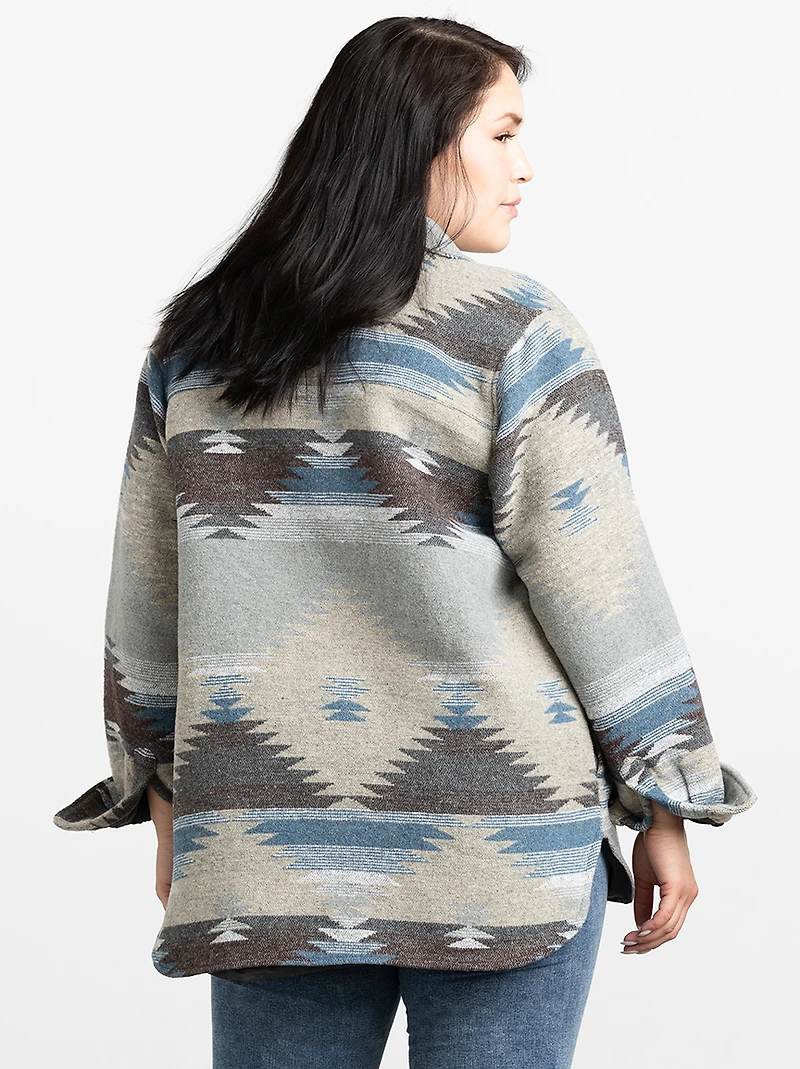 Women's Geometric Shacket