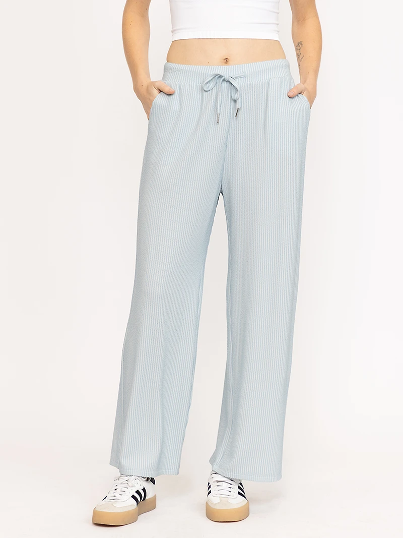 Women's Wavy Rib Wide Leg Pant