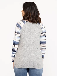 Women's Geo Twist Hem Top