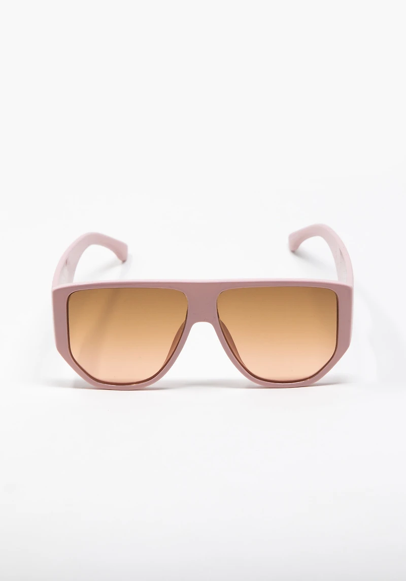 Women's Geometric Arm Sunglasses