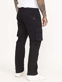 DNM WORKS Men's Black Cargo Sneaker Pant
