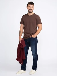 Men's Solid Crew Neck Tee