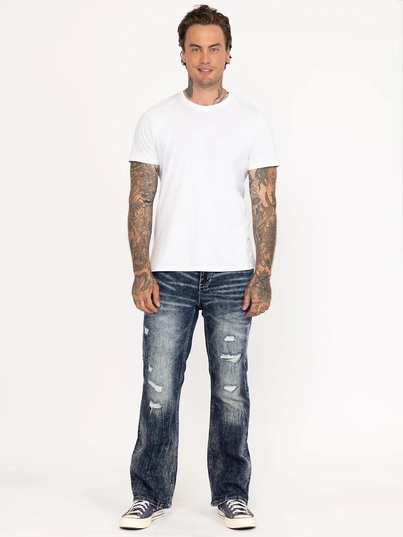 Mens Striker Evan Relaxed Straight Jean