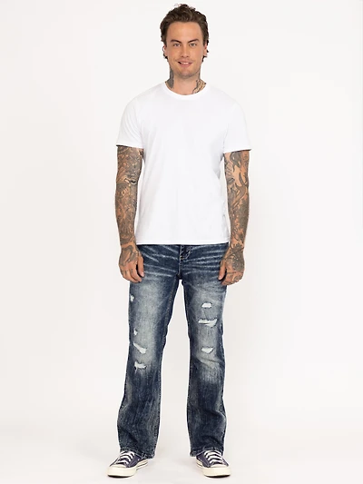 Mens Striker Evan Relaxed Straight Jean
