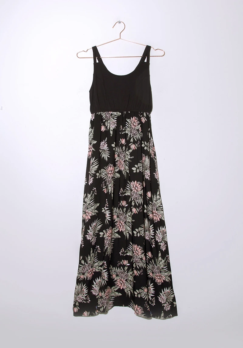 Women's Colour Block Maxi Dress