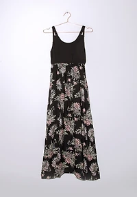 Women's Colour Block Maxi Dress