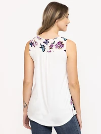 Women's Butterfly Floral Tank