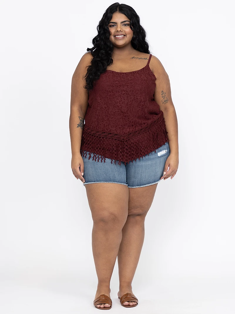Women's Fringe Strappy Tank