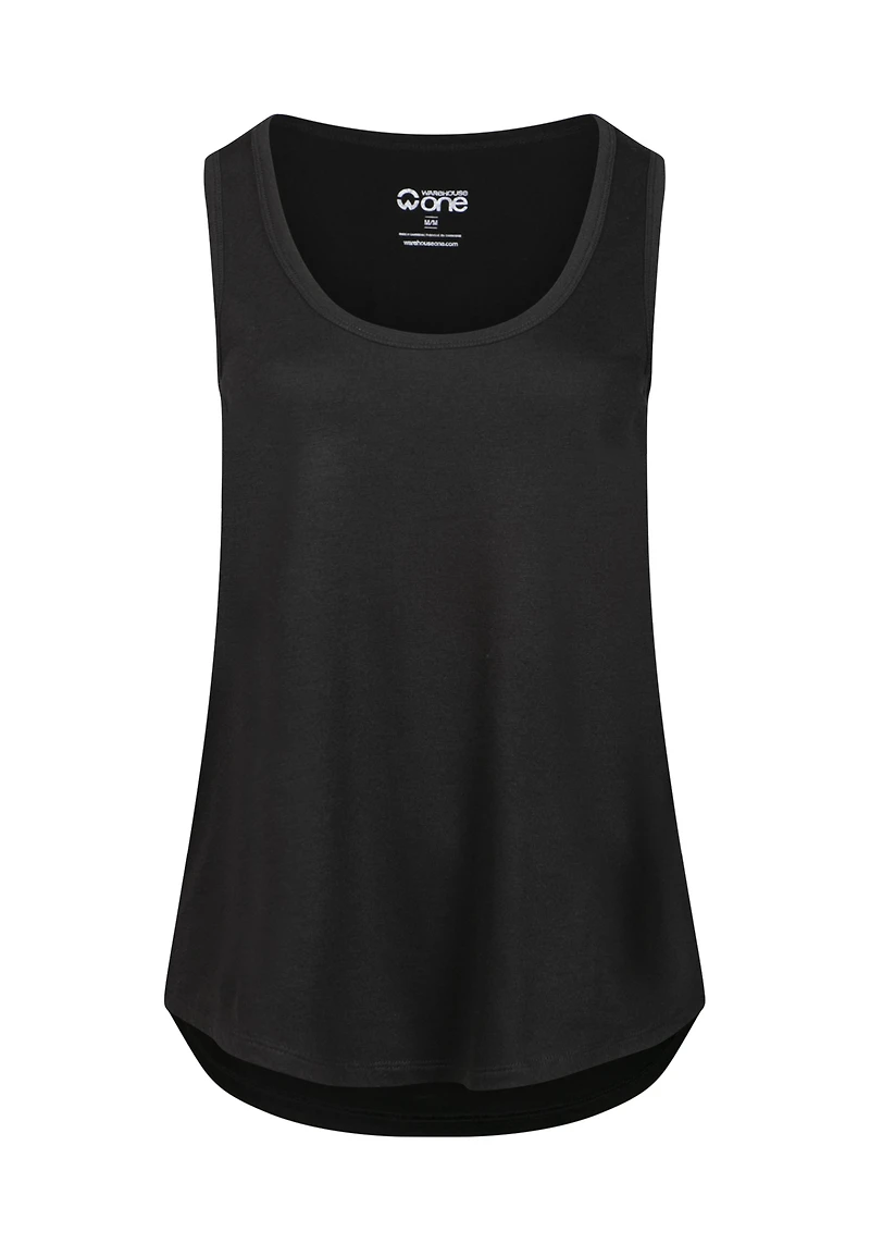 Women's Scoop Neck Loose Fit Tank