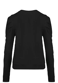 Women's Gathered Sleeve Sweatshirt
