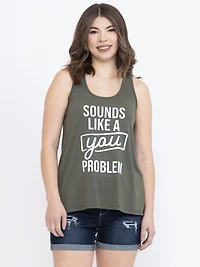 Women's You Problem Racerback Tank