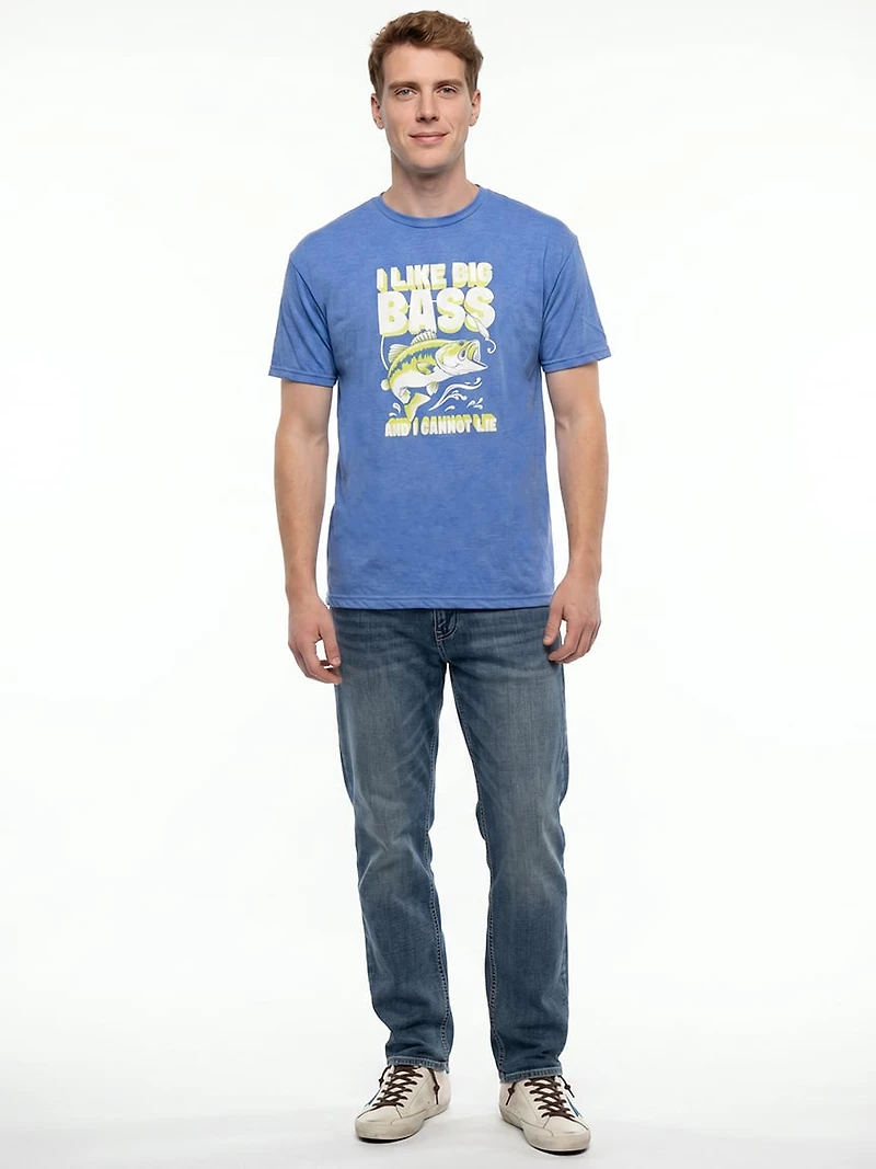Men's I Like Big Bass Attitude Tee