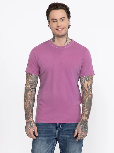 Men's Vintage Wash Crew Neck Tee