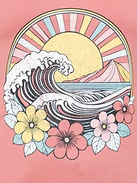 Women's Wave Scoop Neck Tank