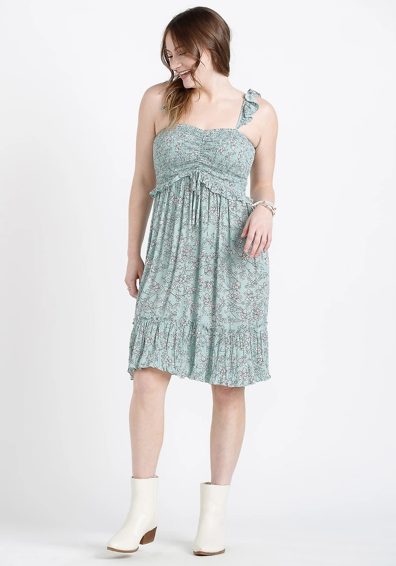 Women's Ruffle Strap Babydoll Dress