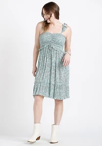 Women's Ruffle Strap Babydoll Dress