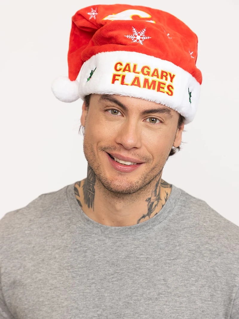 NHL Calgary Flames Santas Hat