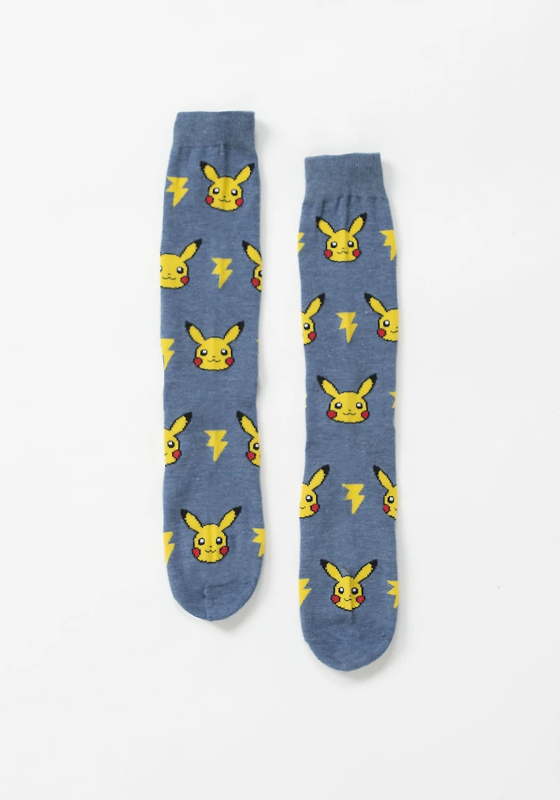 Men's Single Pokemon Crew Socks