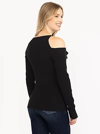 Women's Cold Shoulder Sweater