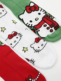 Women's Hello Kitty Christmas Socks