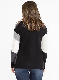 Women's Colour Block Cardigan
