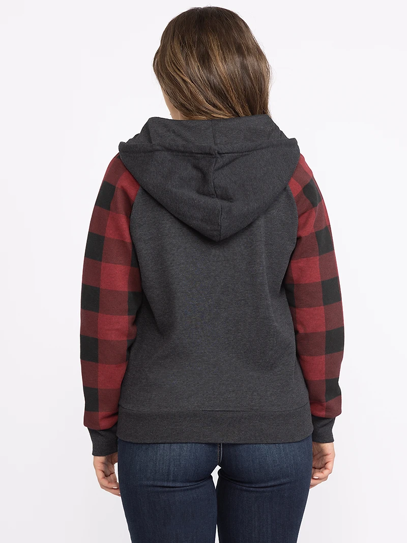 Women's Buffalo Zip Hoodie