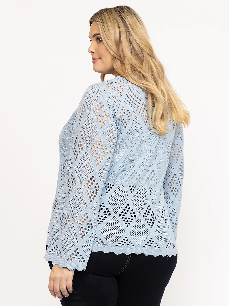 Women's Pointelle Sweater