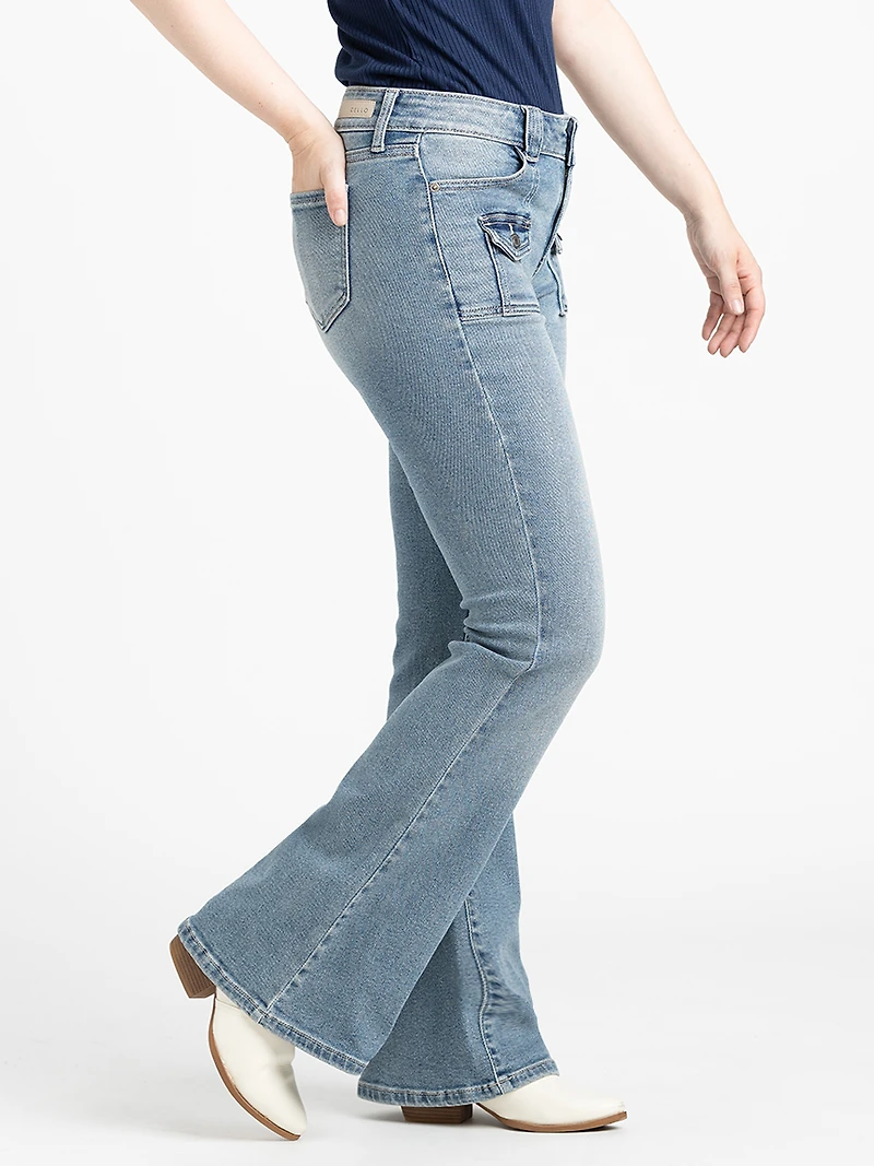 Women's Low Rise Surplus Flare Jeans
