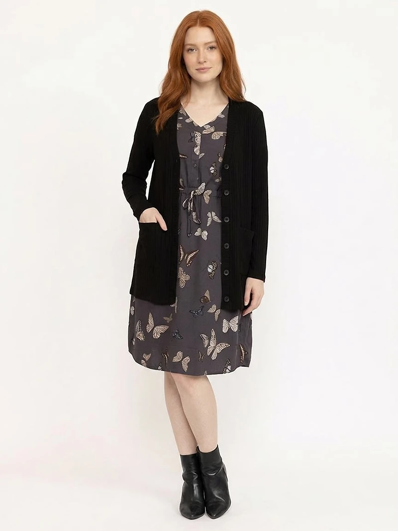 Women's Ribbed Cardigan