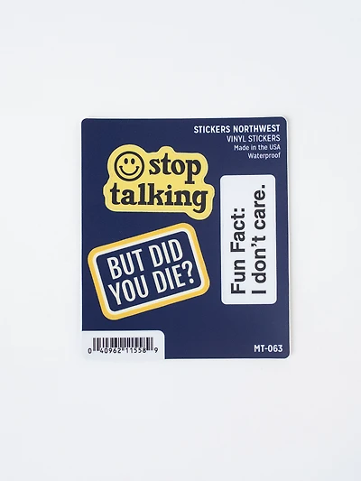 Not Listening Stickers