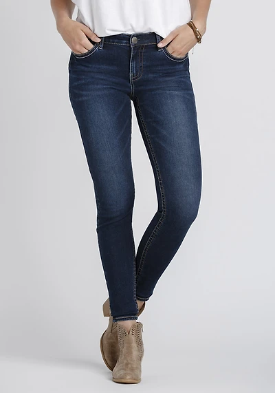 Women's Indigo Wash Skinny Jeans