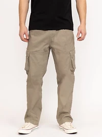DNM WORKS Men's Khaki Cargo Sneaker Pant