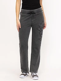 Women's Cross Print Fleeece Pant