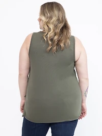 Women's Glitter Butterfly Scoop Neck