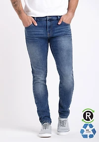 Men's Marbled Wash Skinny Jeans